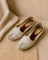 Ethnic Mojaris – Cream Multi