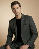 Black T.R Check Blazer
