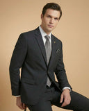 Men's Suit Grey – T.R Plain Formal Blazer, Waistcoat, Shirt, Tie & Pant