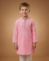 Kid's Kurta Pista – Sequence Plain Straight Kurta & Pajama