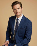 Men's Suit Navy Blue – T.R Plain Formal Blazer, Waistcoat, Shirt, Tie & Pant