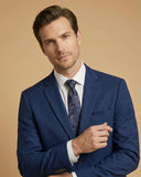 Men's Suit Navy Blue – T.R Plain Formal Blazer, Waistcoat, Shirt, Tie & Pant