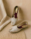 Ethnic Mojaris – Cream Multi
