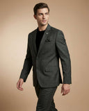 Black T.R Check Blazer
