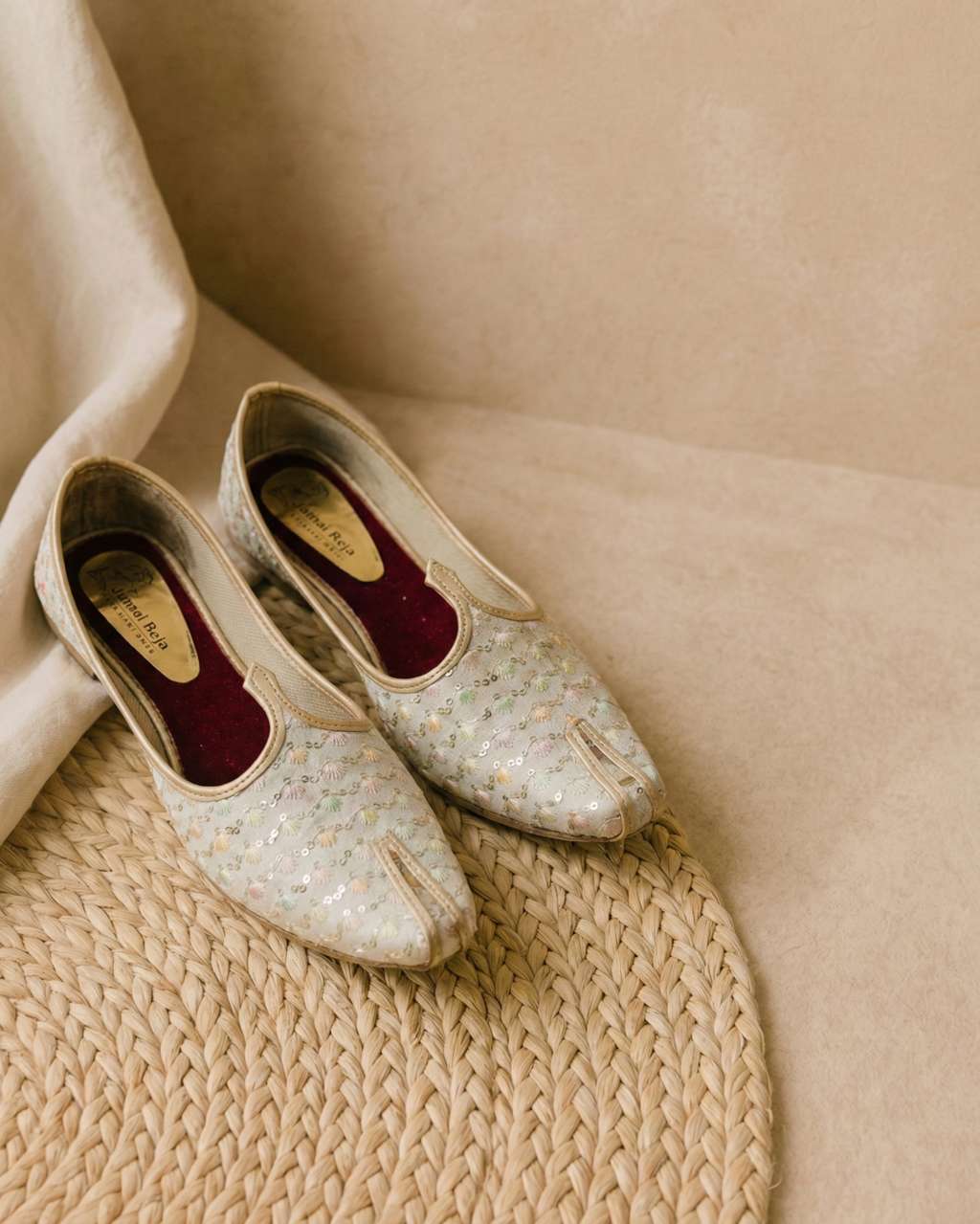 Ethnic Loafers – Cream Multi