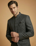 Mint Green Japanese Shoulder Work Jodhpuri Suit
