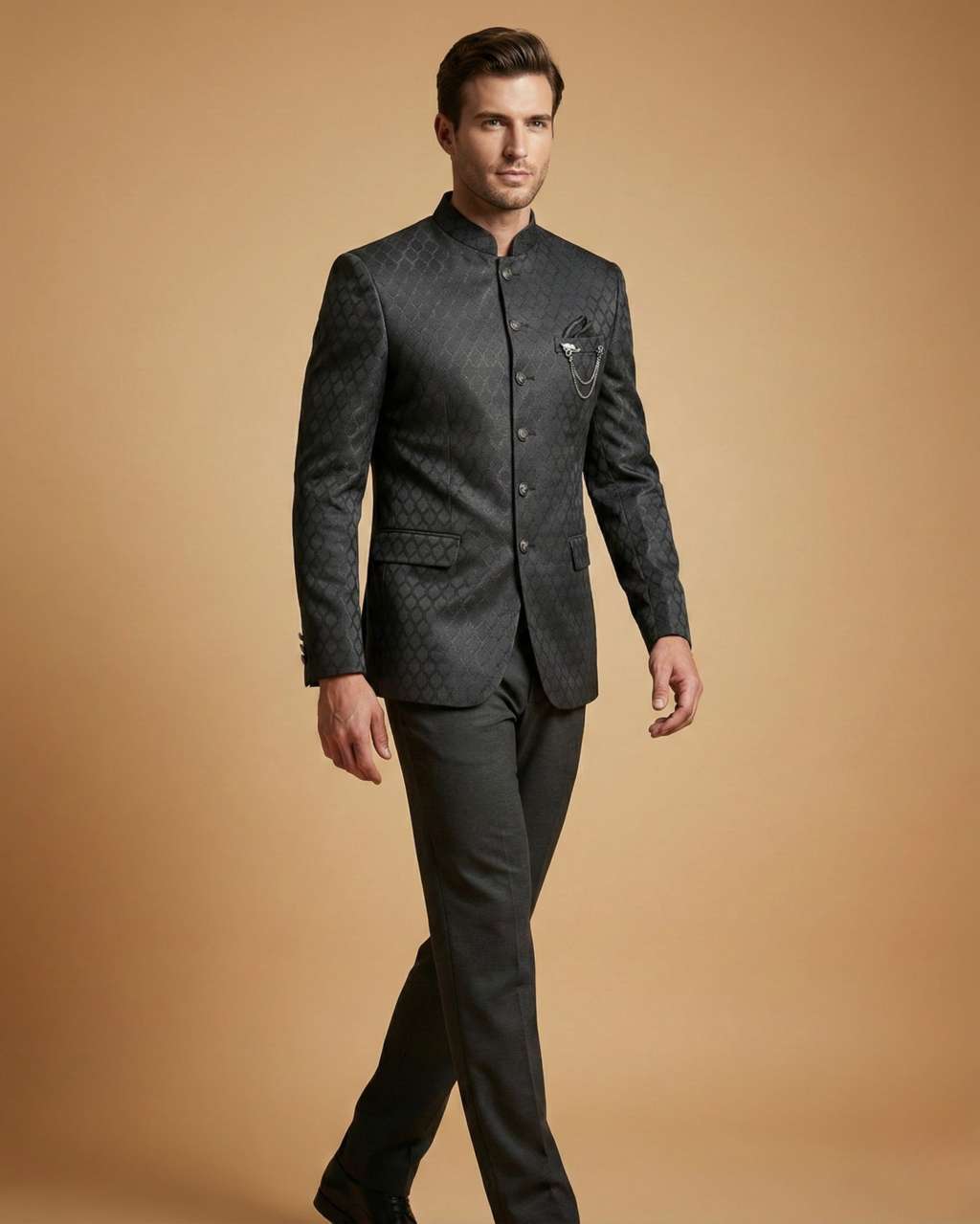 Mint Green Japanese Shoulder Work Jodhpuri Suit