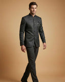 Mint Green Japanese Shoulder Work Jodhpuri Suit